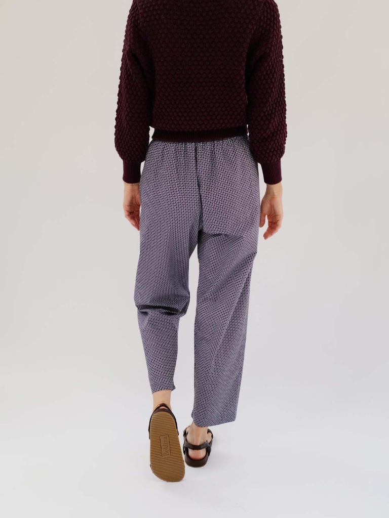 Beklina The Basic Pant In Histajaja Blue Crisp Japanese Cotton Summer S / M Nwt — image 4 of 8